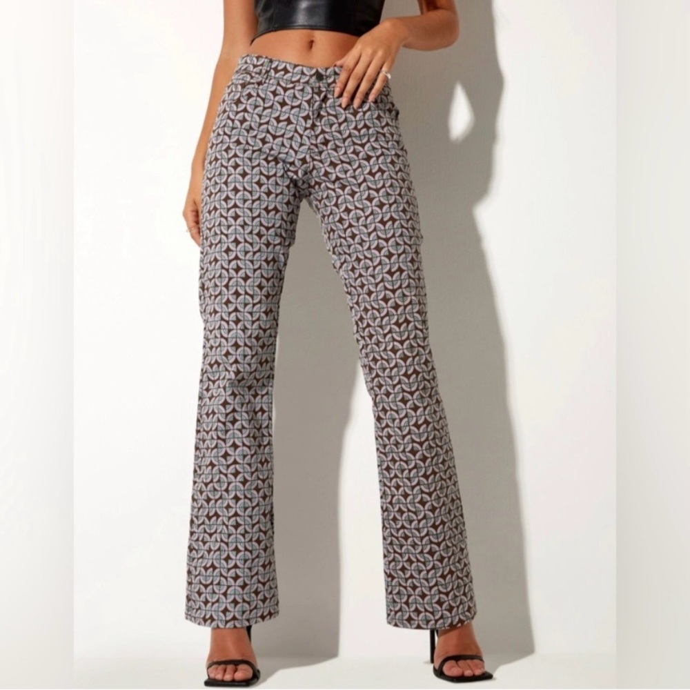 Motel retro flare pants.